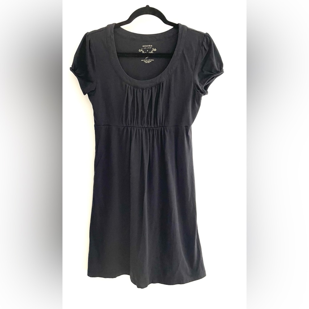 Sonoma Black Short Sleeve Women's Dress - Size S